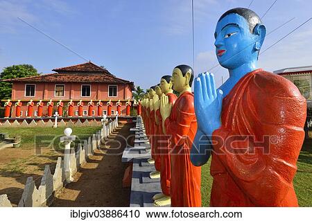 "Figures of Buddhist monks in front of a monastery, near Sigiriya, Central Province, Sri Lanka, Asia" View Large Photo Image Stock Image - "Figures of Buddhist monks in front of a monastery, near Sigiriya, Central Province, Sri Lanka, Asia". Fotosearch