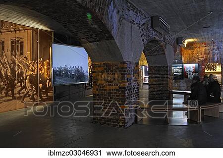 "Film screening in the old Congress Hall, permanent exhibition, """"Fascination and Violence"""", Documentation Centre Nazi Party Rally Grounds, Nuremberg, Middle Franconia, Bavaria, Germany, Europe" View Large Photo Image Stock Image - "Film screening in the old Congress Hall, permanent exhibition, """"Fascination and Violence"""", Documentation Centre Nazi Party Rally Grounds, Nuremberg, Middle Franconia, Bavaria, Germany, Europe". Fotosearch