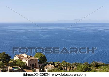 "Finca near Banyalbufar, Serra de Tramuntana, Northwestern Coast, Mallorca, Balearic Islands, Mediterranean Sea, Spain, Europe" View Large Photo Image Picture - "Finca near Banyalbufar, Serra de Tramuntana, Northwestern Coast, Mallorca, Balearic Islands, Mediterranean Sea, Spain, Europe". Fotosearch