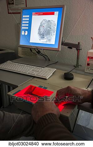 "Fingerprints and palm prints of a suspicious person are recorded with a scanner, Germany, Europe" View Large Photo Image Stock Image - "Fingerprints and palm prints of a suspicious person are recorded with a scanner, Germany, Europe". Fotosearch