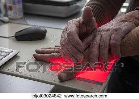 "Fingerprints and palm prints of a suspicious person are recorded with a scanner, Germany, Europe" View Large Photo Image Stock Image - "Fingerprints and palm prints of a suspicious person are recorded with a scanner, Germany, Europe". Fotosearch