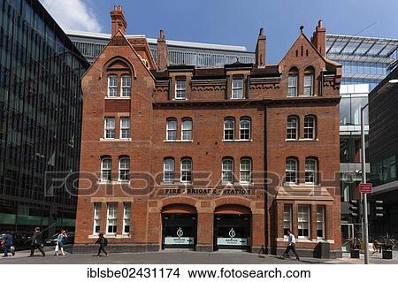 Picture - "Fire Brigade Station, historic fire station, London, England, United Kingdom, Europe". Fotosearch