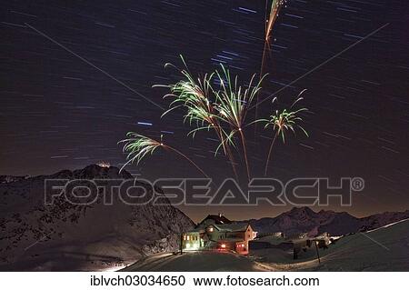"Fireworks, New Year's Eve, Bella Vista hut, Kurzras, Schnalstal, South Tyrol province, Trentino-Alto Adige, Italy, Europe" View Large Photo Image Stock Image - "Fireworks, New Year's Eve, Bella Vista hut, Kurzras, Schnalstal, South Tyrol province, Trentino-Alto Adige, Italy, Europe". Fotosearch