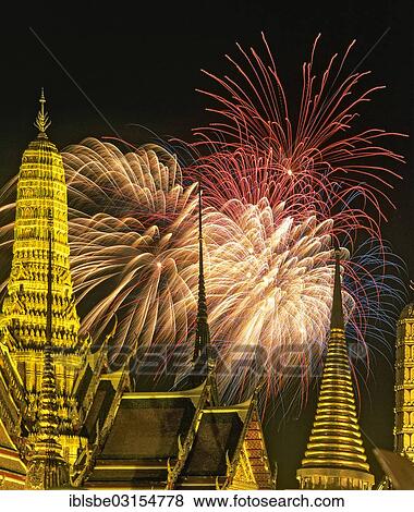 "Fireworks, Wat Phra Kaeo Temple, Royal Palace, Bangkok, Central Thailand, Thailand, Asia" View Large Photo Image Stock Photo - "Fireworks, Wat Phra Kaeo Temple, Royal Palace, Bangkok, Central Thailand, Thailand, Asia". Fotosearch
