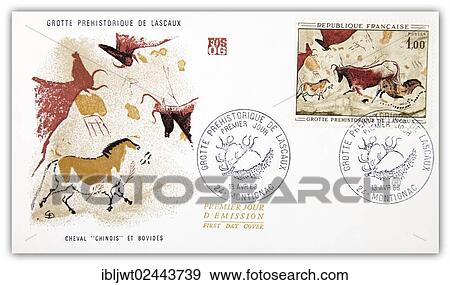 "First day cover, Grotte Prehistorique de Lascaux, France, 13th April 1968, Europe" View Large Photo Image Stock Photo - "First day cover, Grotte Prehistorique de Lascaux, France, 13th April 1968, Europe". Fotosearch