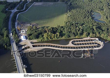 "Fish ladder or fish facility on the Elbe River, Geesthacht, Schleswig-Holstein, Germany, Europe" View Large Photo Image Stock Photo - "Fish ladder or fish facility on the Elbe River, Geesthacht, Schleswig-Holstein, Germany, Europe". Fotosearch