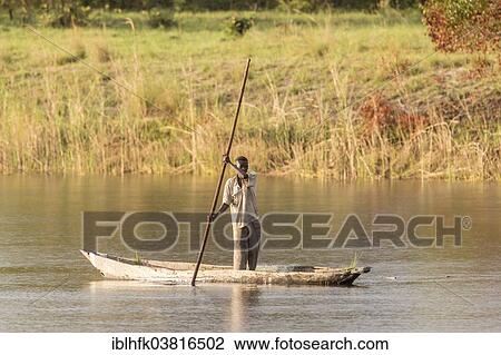 "Fisherman on small lake near Kalabo, western Zambia" View Large Photo Image Stock Image - "Fisherman on small lake near Kalabo, western Zambia". Fotosearch