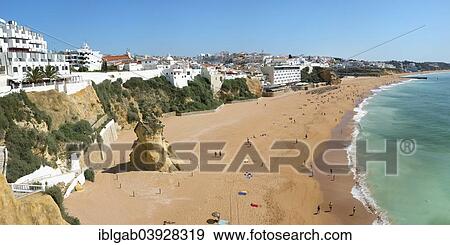 "Fisherman's Beach, Albufeira, Algarve, Portugal, Europe" View Large Photo Image Stock Photo - "Fisherman's Beach, Albufeira, Algarve, Portugal, Europe". Fotosearch