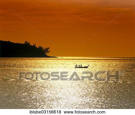 "Fishing boat in the Andaman Sea at sunset, Phuket, Phuket Province, Thailand, Asia" View Large Photo Image Stock Photo - "Fishing boat in the Andaman Sea at sunset, Phuket, Phuket Province, Thailand, Asia". Fotosearch