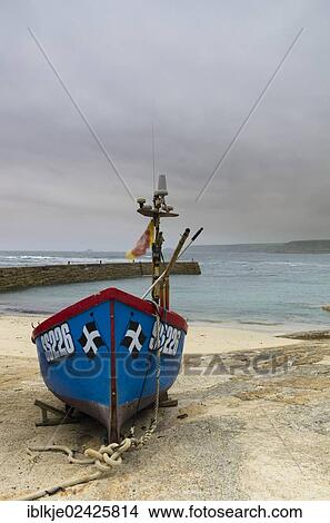 "Fishing boat in the harbour of Sennen Cove, Cornwall, England, United Kingdom, Europe" View Large Photo Image Picture - "Fishing boat in the harbour of Sennen Cove, Cornwall, England, United Kingdom, Europe". Fotosearch