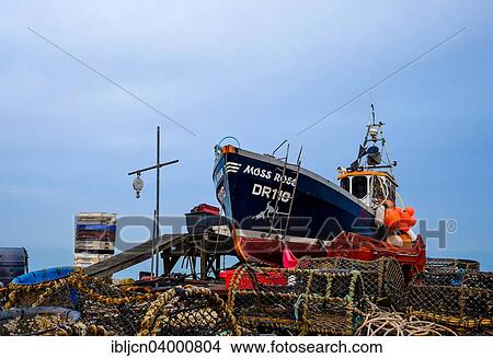 "Fishing boat on the beach, Deal, Kent, England, United Kingdom, Europe" View Large Photo Image Picture - "Fishing boat on the beach, Deal, Kent, England, United Kingdom, Europe". Fotosearch