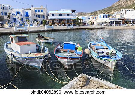"Fishing boats in the harbour, Finiki, Karpathos, Dodecanese, South Aegean, Greece, Europe" View Large Photo Image Stock Image - "Fishing boats in the harbour, Finiki, Karpathos, Dodecanese, South Aegean, Greece, Europe". Fotosearch