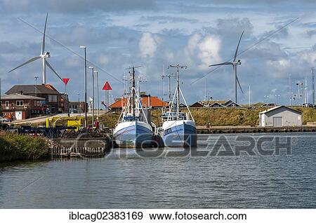 "Fishing boats in the port of Hvide Sande, West Jutland, Denmark, Europe" View Large Photo Image Stock Photo - "Fishing boats in the port of Hvide Sande, West Jutland, Denmark, Europe". Fotosearch