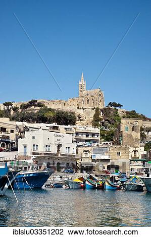 "Fishing port, Mgarr, Ghajnsielem, Gozo, Malta, Europe" View Large Photo Image Stock Image - "Fishing port, Mgarr, Ghajnsielem, Gozo, Malta, Europe". Fotosearch