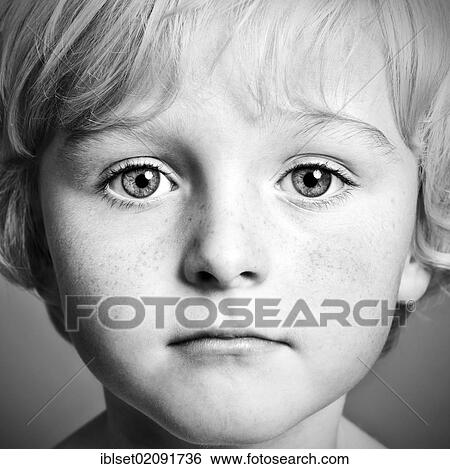"Five-year-old boy, portrait, black and white" View Large Photo Image Stock Photograph - "Five-year-old boy, portrait, black and white". Fotosearch