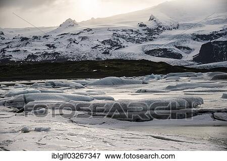 "Fjallsarlon Glacier Lake, Austurland, Iceland, Europe" View Large Photo Image Stock Photo - "Fjallsarlon Glacier Lake, Austurland, Iceland, Europe". Fotosearch