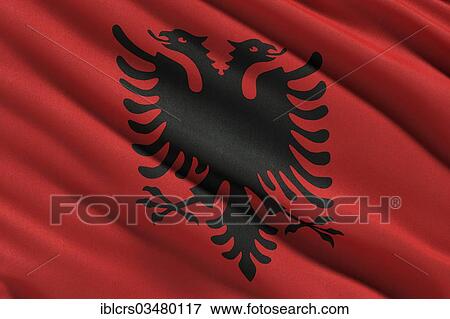 Flag of Albania View Large Photo Image Stock Photo - Flag of Albania. Fotosearch