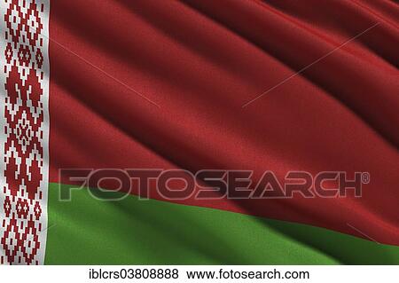 Flag of Belarus waving in the wind View Large Photo Image Stock Photo - Flag of Belarus waving in the wind. Fotosearch