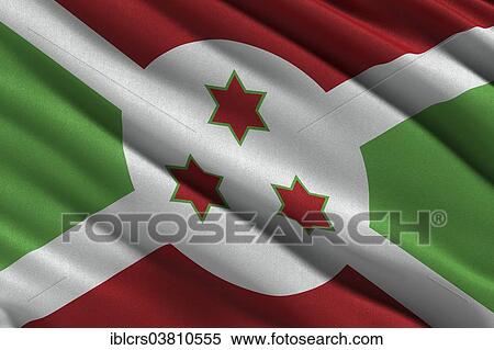 Flag of Burundi waving in the wind View Large Photo Image Stock Photography - Flag of Burundi waving in the wind. Fotosearch
