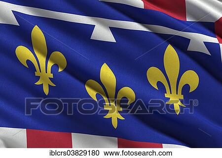 Stock Image - Flag of Centre. Fotosearch