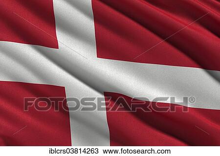 Flag of Denmark waving in the wind View Large Photo Image Stock Image - Flag of Denmark waving in the wind. Fotosearch