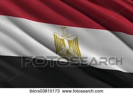 Flag of Egypt View Large Photo Image Stock Image - Flag of Egypt. Fotosearch