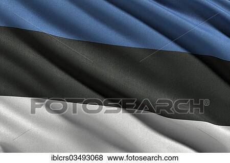Flag of Estonia View Large Photo Image Stock Photo - Flag of Estonia. Fotosearch