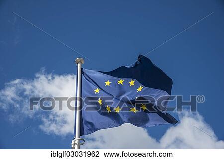 "Flag of Europe, Thann, Alsace, France, Europe" View Large Photo Image Stock Image - "Flag of Europe, Thann, Alsace, France, Europe". Fotosearch