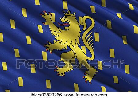 Flag of Franche-Comte View Large Photo Image Stock Photograph - Flag of Franche-Comte. Fotosearch