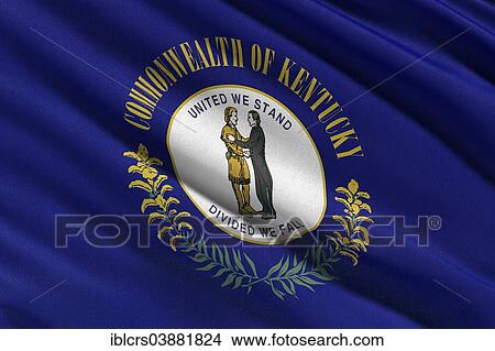 Picture - Flag of Kentucky. Fotosearch