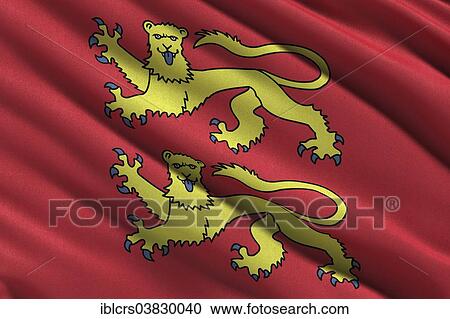 Flag of Lower Normandy View Large Photo Image Stock Image - Flag of Lower Normandy. Fotosearch