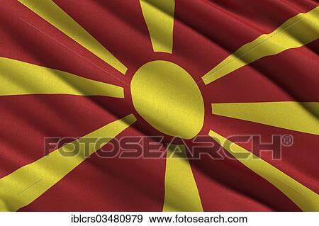 Flag of Macedonia View Large Photo Image Stock Photo - Flag of Macedonia. Fotosearch