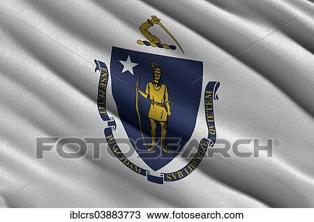 Flag of Massachusetts View Large Photo Image Stock Image - Flag of Massachusetts. Fotosearch