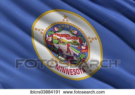Flag of Minnesota View Large Photo Image Stock Image - Flag of Minnesota. Fotosearch