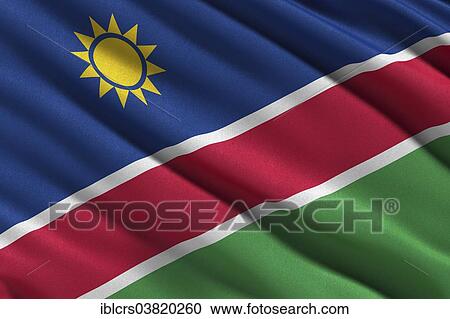 Flag of Namibia View Large Photo Image Stock Image - Flag of Namibia. Fotosearch