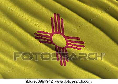 Flag of New Mexico View Large Photo Image Stock Image - Flag of New Mexico. Fotosearch
