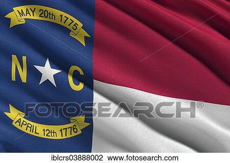 Flag of North Carolina View Large Photo Image Stock Image - Flag of North Carolina. Fotosearch