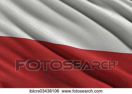 Stock Photograph - Flag of Poland. Fotosearch