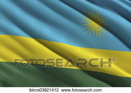 Flag of Rwanda View Large Photo Image Stock Image - Flag of Rwanda. Fotosearch