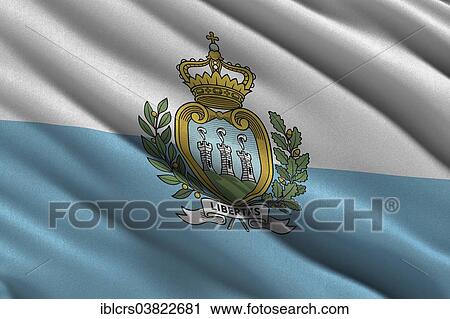 Flag of San Marino View Large Photo Image Stock Image - Flag of San Marino. Fotosearch