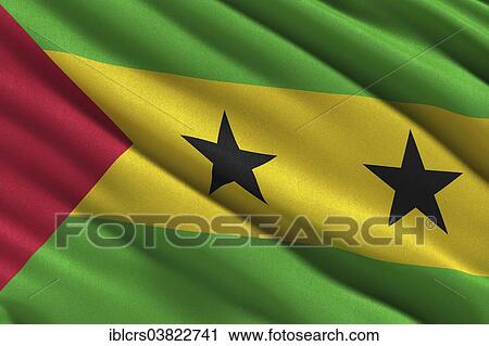 Flag of Sao Tome und Principe View Large Photo Image Stock Image - Flag of Sao Tome und Principe. Fotosearch