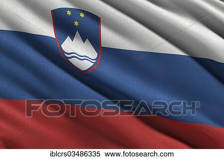 Flag of Slovenia View Large Photo Image Stock Photography - Flag of Slovenia. Fotosearch