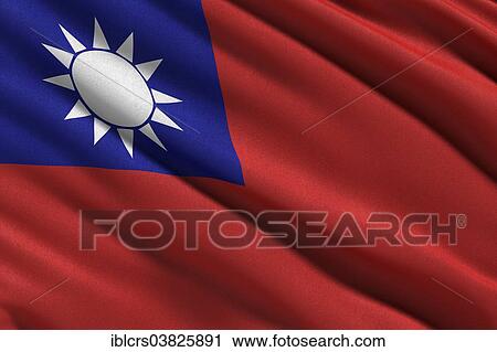 Flag of Taiwan View Large Photo Image Stock Image - Flag of Taiwan. Fotosearch