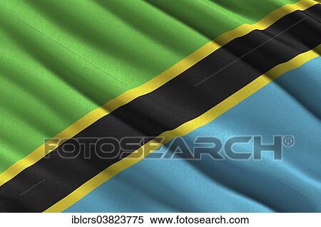 Flag of Tanzania View Large Photo Image Stock Photography - Flag of Tanzania. Fotosearch