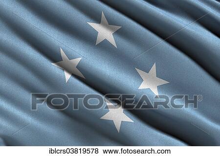 Flag of the Federated States of Micronesia View Large Photo Image Stock Photo - Flag of the Federated States of Micronesia. Fotosearch
