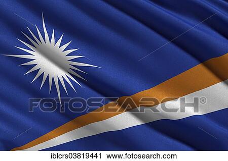 Flag of the Marshall Islands View Large Photo Image Stock Image - Flag of the Marshall Islands. Fotosearch