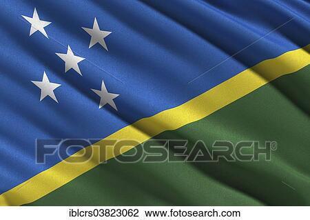 Flag of the Solomon Islands View Large Photo Image Stock Image - Flag of the Solomon Islands. Fotosearch