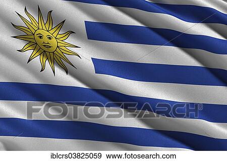 Flag of Uruguay View Large Photo Image Stock Photo - Flag of Uruguay. Fotosearch