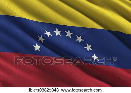 Stock Image - Flag of Venezuela. Fotosearch