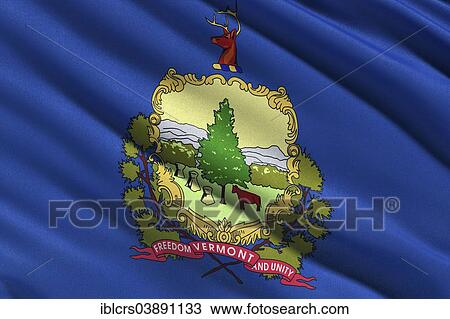 Flag of Vermont View Large Photo Image Stock Image - Flag of Vermont. Fotosearch